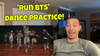 [CHOREOGRAPHY] BTS 'Run BTS' Dance Practice (REACTION)