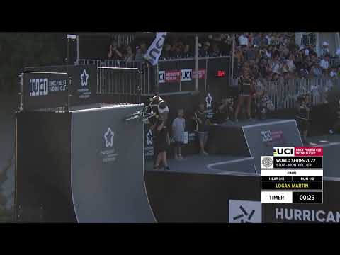 Logan Martin | 2nd place - UCI BMX Freestyle Park World Cup Men Final | #FISEMontpellier 2022