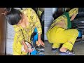 Desi Village Aunty Face Wash At Terrace Vlog Pakistani Village Aunty Daily Routine Face Wash Vlog