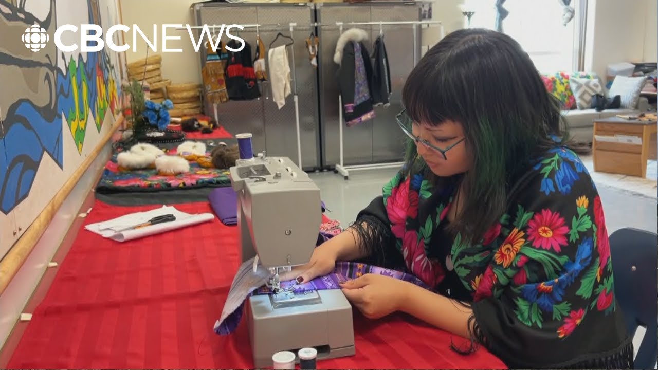 Yukon teen honours her Kaska Dena culture with traditional clothing designs