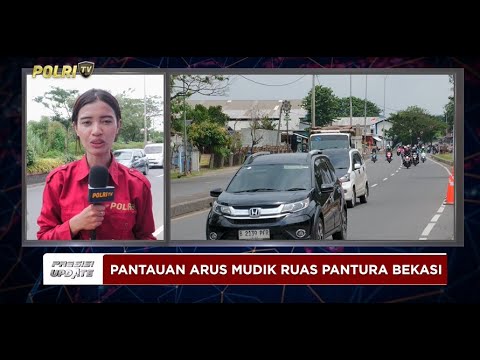 PRESISI UPDATE: PANTAUAN ARUS MUDIK JALUR ALTERNATIF JALAN RAYA PANTURA BEKASI 28/03/25 16.00