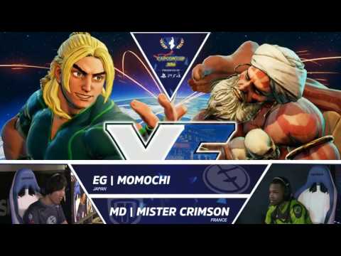 SFV: EG Momochi vs MD Mister Crimson - Capcom Cup Day 1 Top 32 - CPT2016