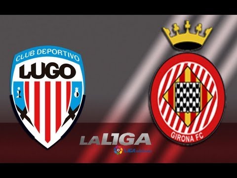Gol de David Timor (1-1) en el CD Lugo - Girona CF - HD