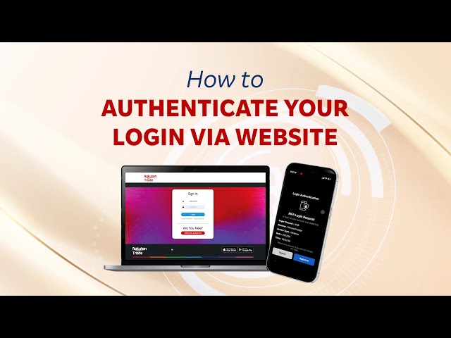 How to Authenticate Your Login with MFA | Rakuten Trade