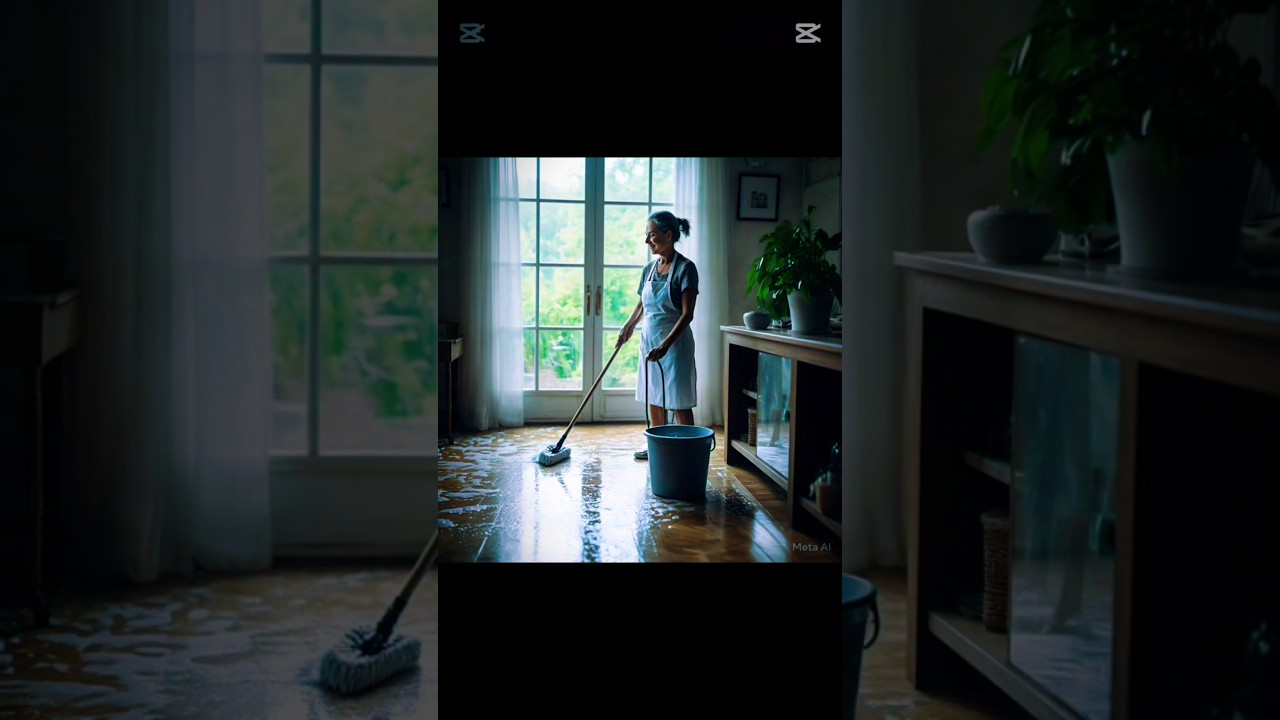 Vector|premium Housekeeping with female working tools#shorts
