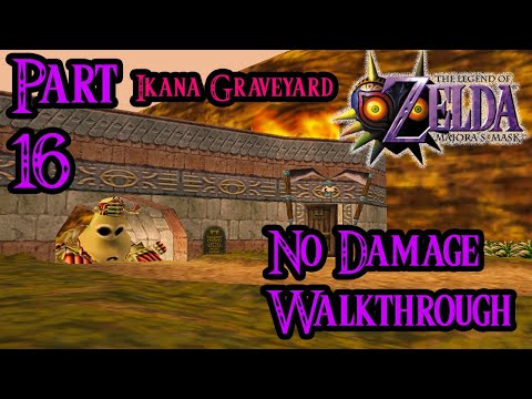 Zelda Majora's Mask 100% Walkthrough Widescreen HD Part 16 - Ikana Graveyard - Song of Storms