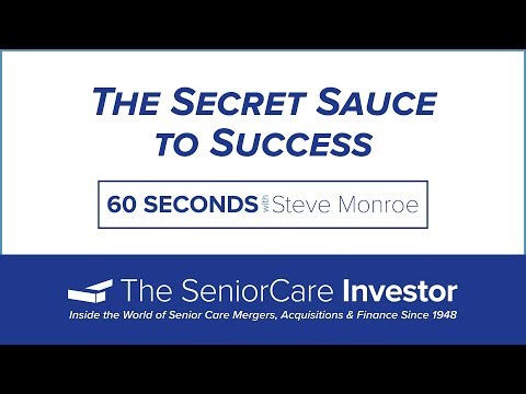 The Secret Sauce To Success - 60 Seconds 2.10.2019