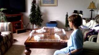 Dominoes tower 3