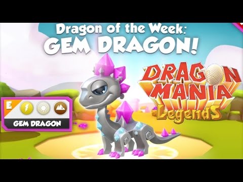 GEM DRAGON OF THE WEEK Breeding Guide! - Dragon Mania Legends [Dec 19th - 26th]