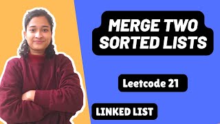YouTube video 'Merge Two Sorted Linked Lists 🔥| Leetcode 21 | Linked List | Day-7 | #Amazon'