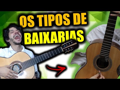 COMO FAZER BAIXARIAS NO VIOLÃO#2 - OS TIPOS DE BAIXARIA | 2ª Aula da série .