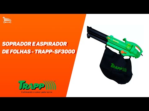 Soprador Aspirador e Triturador de Folhas SF-3000 3000W  - Video