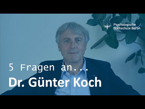 5 Fragen an Dr. Günter Koch | PHB