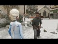 Lamar Flirts With Elsa BUT Gets Frozen GTA 5