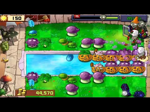 Plants vs Zombies: Last Stand Endless  1 - 5 Flags Gameplay