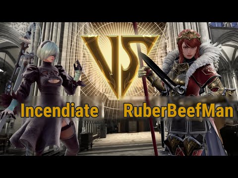 Incendiate (2b) VS RuberBeefMan (Hilde) | Soul calibur VI