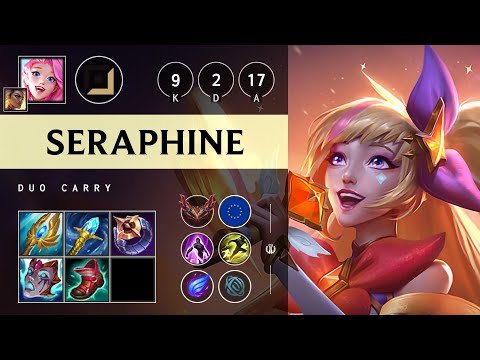 Seraphine Carry vs Ashe - EUW Grandmaster Patch 25.12