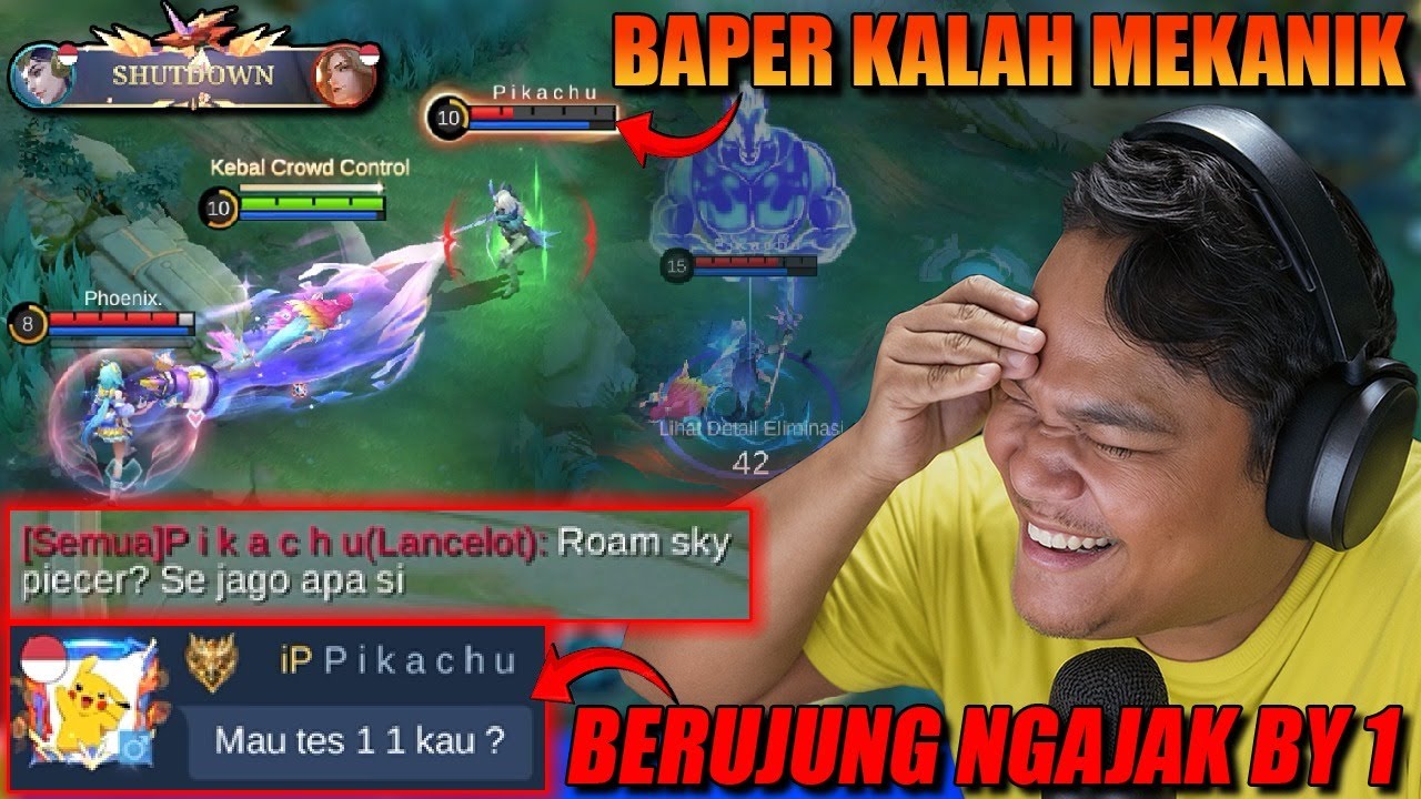 MENANG karna di GENDONG aja SOMBONG! akhir nya ada BKB yg BERANI NANTANG BY ONE GUA!