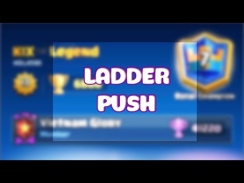 CLASH ROYALE | NEW DECK TOP 7 LADDER PUSH !!!