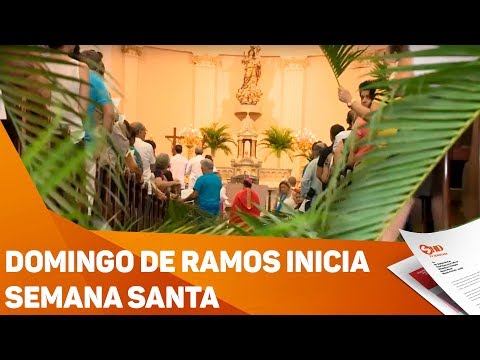 Domingo de ramos inicia semana santa - TV SOROCABA/SBT