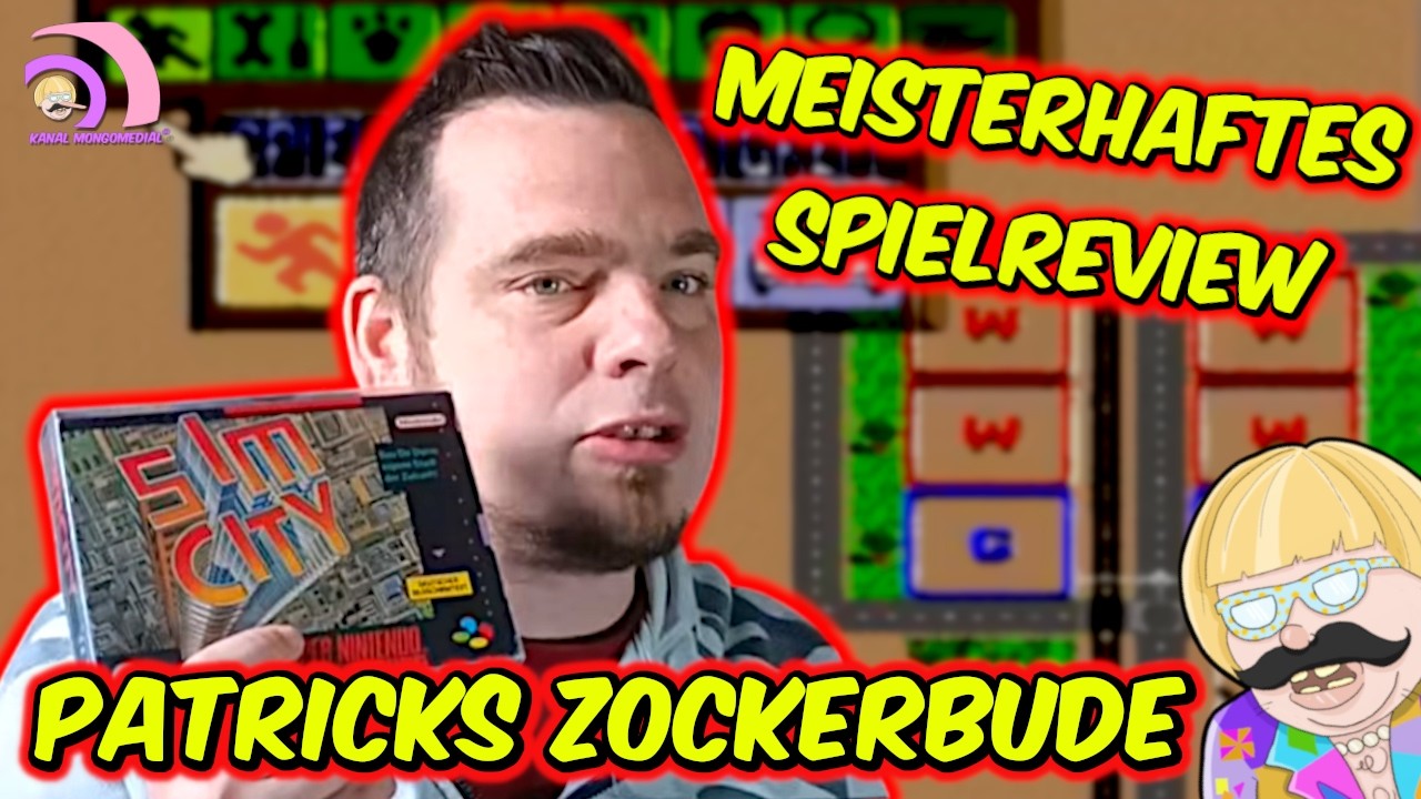 Mongotar: PATRICKS ZOCKERBUDE - Sim City Review aus Meisterhand 100% Spielewissen |Kanal Mongomedial
