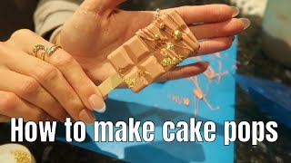 How to make Cake popsicles | Tutorial