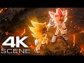 Super Saiyan Sonic Vs Ultra Instinct Shadow 2025 Final Fight Sonic The Hedgehog 3 Scene HDR X 4K
