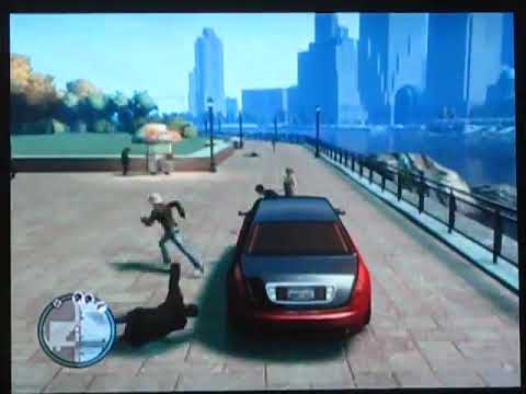 GTA IV running people down on Happiness Island