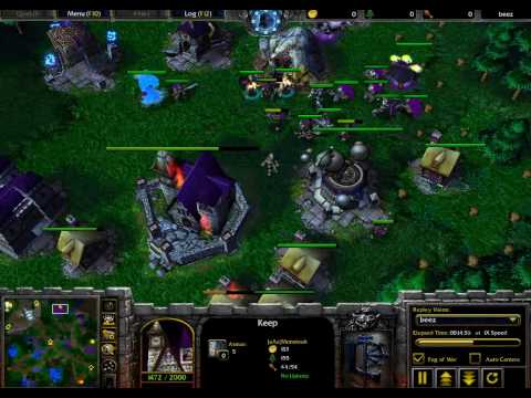 aAa vs EG 2v2 Game Six WC3L Goldshire 2of3