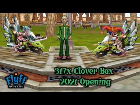 🍀Let's Play Flyff [Blade, Level 124-H] #1195 - 317x Clover Box 2021 Opening!🍀