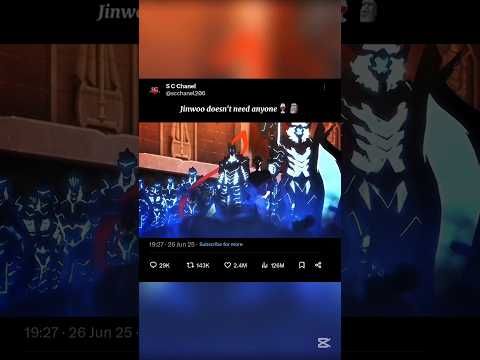 Sung Jinwoo Aura Moment 🥶 | Shadow Monarch | Solo Leveling S2 #Jinwoo #SungJinwooEdit #SoloLeveling