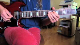 Johnny Winter guitar lesson Rock Me Baby Closeup &amp; slowdown