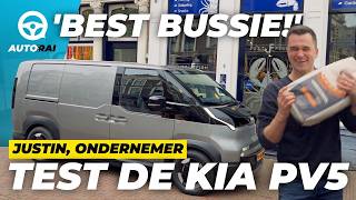 'Ik mis de VISLUCHT, maar dit is slim bedacht!' - Ondernemer Justin test de Kia PV5 | AutoRAI TV