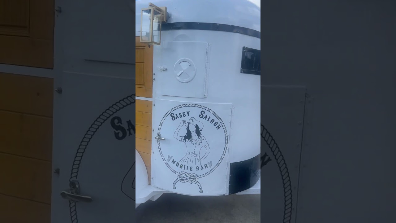 Promotional video thumbnail 1 for Sassy Saloon -Vintage Horse Trailer