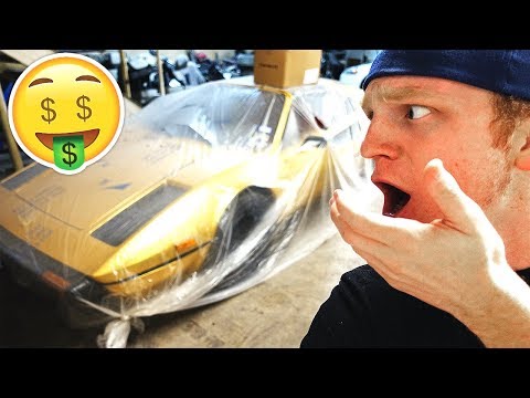 I FOUND AN ABANDONED GOLDEN FERRARI... *$300,000+*