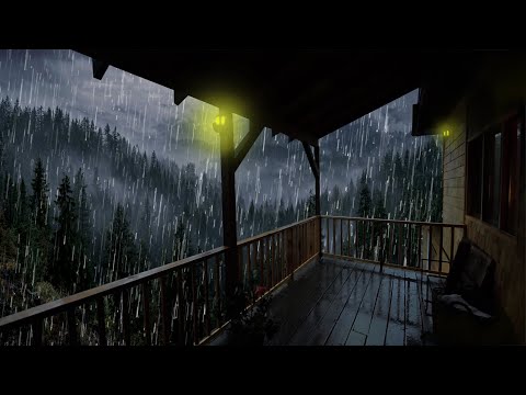 Lluvia Relajante Para Dormir en 2 Minuto - Sonido de Lluvia y Truenos, Rain sound for Sleeping #163