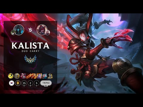 Kalista ADC vs Xayah - KR Challenger Patch 12.11