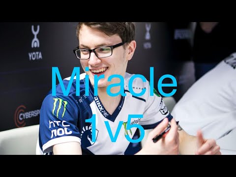 Miracle 1v5 Team Liquid vs Forward Gaming