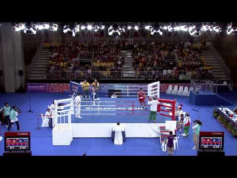 Men's Flyweight and Lightweight Boxing Semi-finals - Singapore 2010 Youth Games