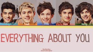 One Direction - Everything About You (Color Coded Lyrics)