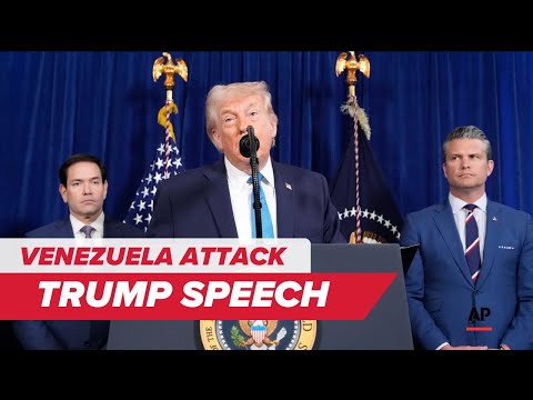Trump speaks after U.S. says it captured Venezuelan President Maduro in military strike