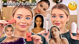 Testing CELEBRITY BEAUTY BRANDS... 🤔 My honest thoughts on these products..