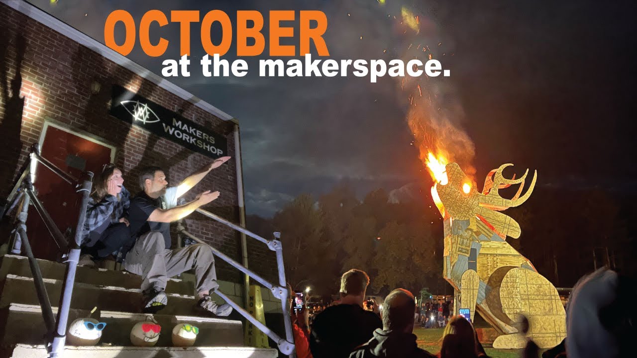 The RACE to MAKER CAMP || October at the Makerspace