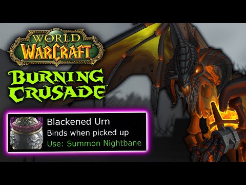 Summon Nightbane in Karazhan in TBC Classic I Blackened Urn Quest Chain