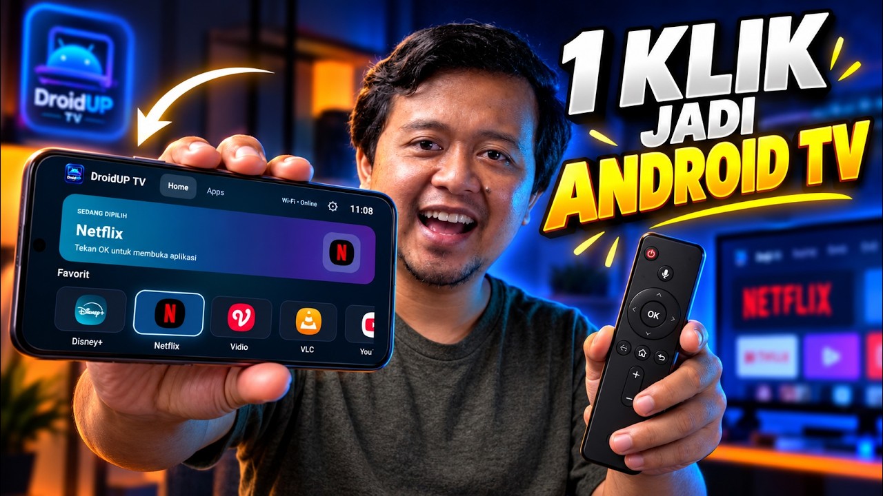 GOKIL! Aku Buat Launcher ANDROID TV Untuk HP Android