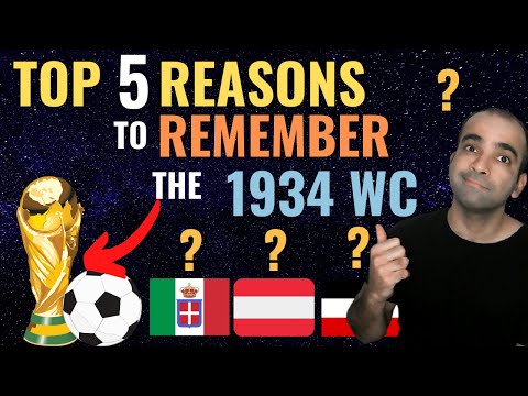 TOP 5 REASONS to Remember the 1934 FIFA World Cup ⚽ [Eng Sub]