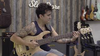 Video thumbnail for Fodera Monarch 5 Standard Special: Pancho Ruiz playing Love Theory by Kirk Franklin by SlapStore