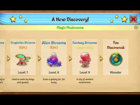 Merge Dragons: Creating The Golden Mushroom Wonder