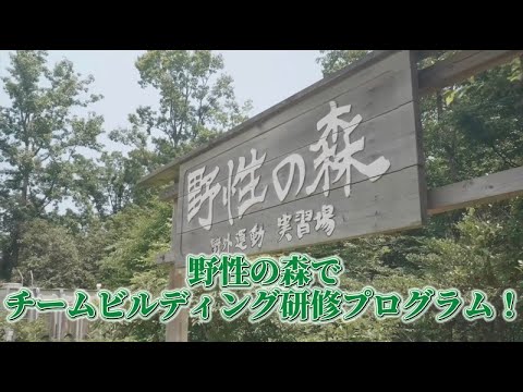 スポーツ学科 野性の森 チームビルディング研修プロジェクト
