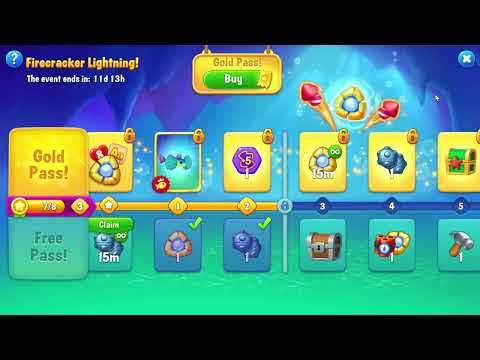 Fishdom 6808 Hard Level - 13 moves - NO BooSTERS